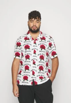 BRAVE SOUL Camicia - White/Multi Print