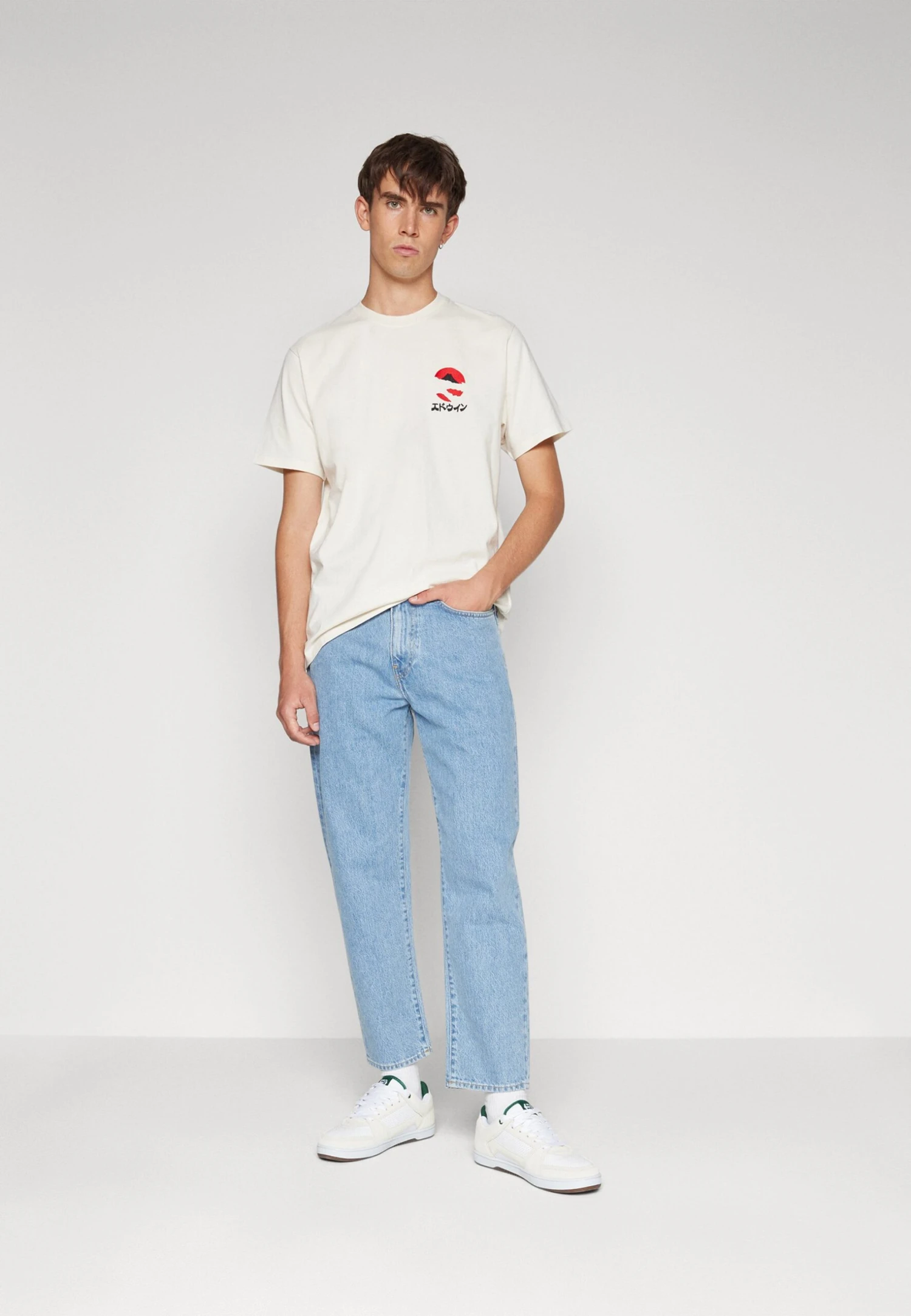 Edwin Cosmos PantJeans A SigarettaLight-Blue Denim Uomo Jeans ED322G06X-K11 - immagine 2