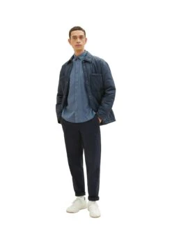 Tom Tailor Mit StrukturCamiciaBlue Navy Squared Structure Uomo Camicie TO222D0ZV-K11